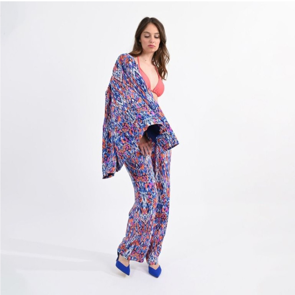 Women's Multicolor Patterned Jacket - image 2